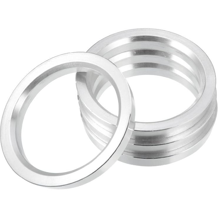 X AUTOHAUX 4pcs OD 83.1mm To ID 66.1mm Aluminium Alloy Car Hub Centric Rings Wheel Bore Center Spacer