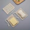 1/3/5pcs Natural Cotton Linen Foaming Soap Bag Saver Net Mesh Massage Exfoliator Pouch Bathing Bubble Maker Cleaning Tool