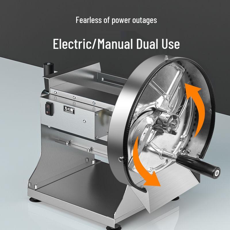 Electric Vegetable & Lemon Slicer: Fully Automatic & Manual Potato Cutter