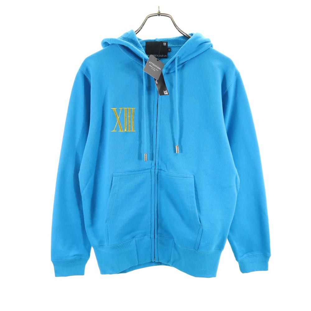 

unused THIRTEENJAPAN Japanese pattern Long sleeve sweat Zip hoodie 42 Men s Used