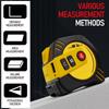 40m/80m Digital Distance Meter Accurate Measurements Laser Tape Measure USB Rechargeable Steel Tape Measuring Tool