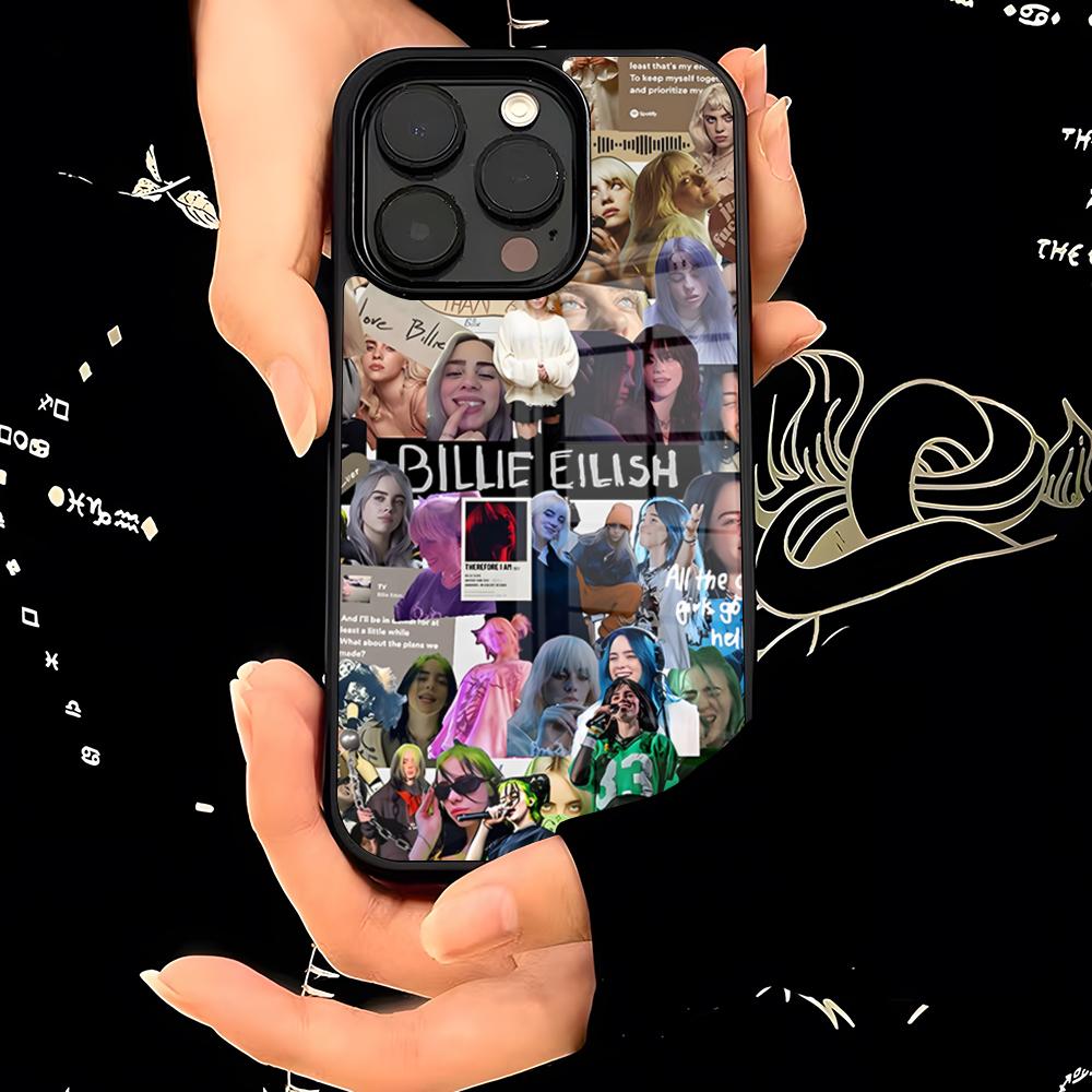 

Чехол для телефона B-BillieS Singer PC+TPU для IPhone 15 16 17 Pro Max 13 16 11 12 14 Pro Xs Max Mini Xr X Plus iPhone 11 Pro Max