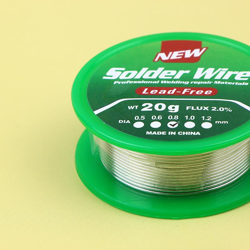 0,6/0,8/1 mm bleifreier Niedertemperatur-Flussmittelkern-Lötdraht Zinn Kein Waschen Kolophoniumkern-Lötdraht Sn99.3Cu0.7