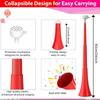 24 Inch Vuvuzela Horn Plastic Blow Horn New Collapsible Stadium Horn  for Sporting Events