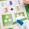 Wood Magnetic Book Mathematics Puzzle Calculate Game Learning Arithmetic Toy