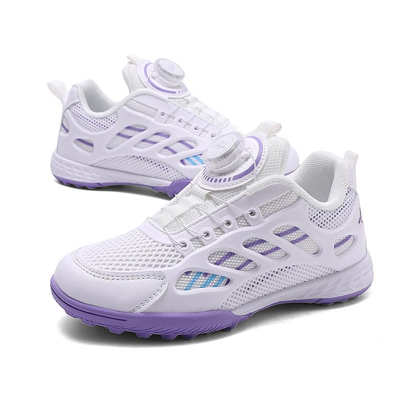 New children's rotating buckle football training shoes TF broken nails boys and girls students training shoes