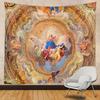 Vienna Christian Church Tapestry Home Boho Decor Witchcraft Wall Art Mural Drop Wall Cloth Christ Lord Angel Wall Tapestry