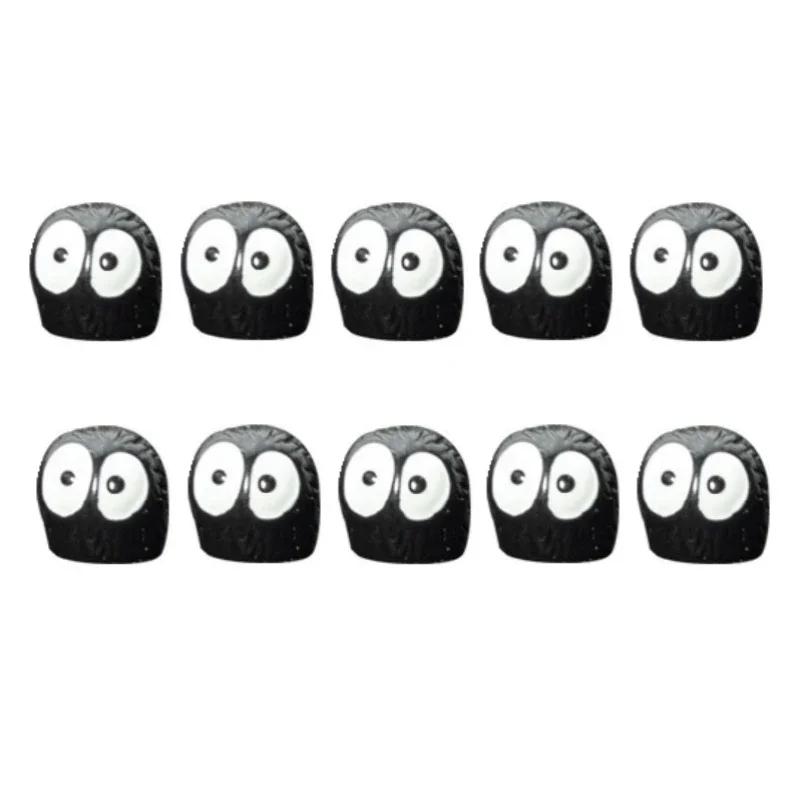 Cute Black Elf Car Interior Decoration 5/10/40PCS Funny Auto Center Console Rearview Mirror Ornaments For Car Elves Accessories