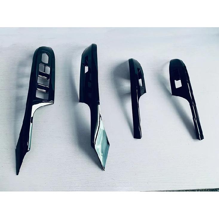 For Suzuki Swift ZC ZD 2024 2025 Car Accessories Carbon Fiber Style Door Window Armrest Cover Switch Panel Trim Molding Garnish