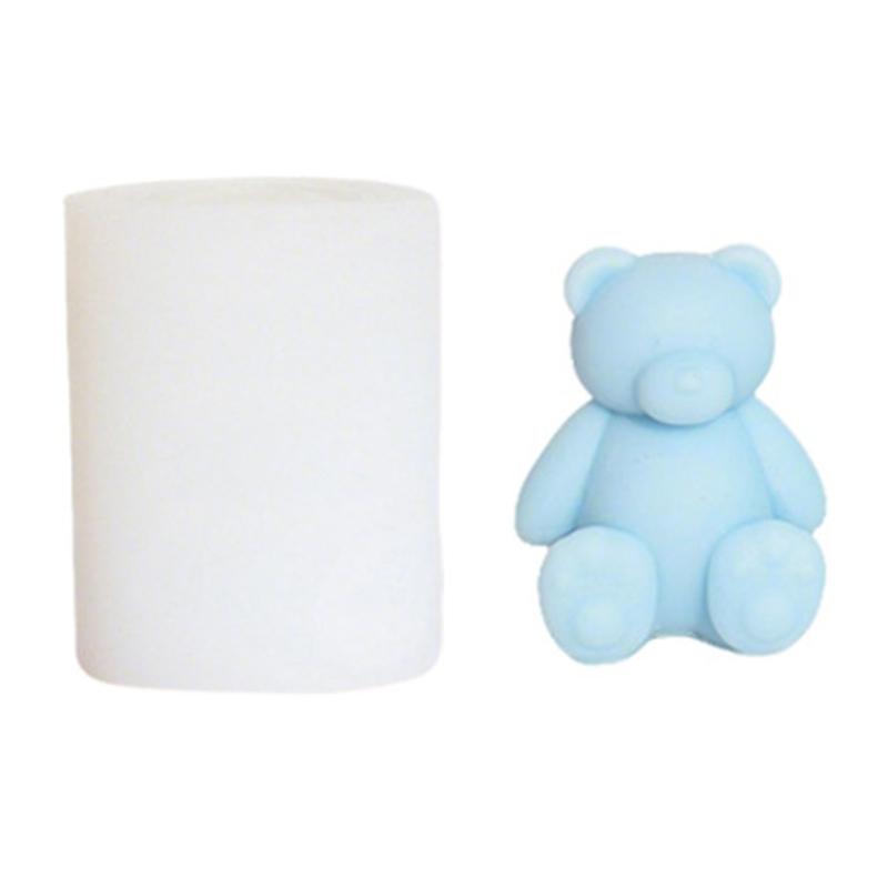 

Silicones Bear Shape Scented Candle Mold For Homes Decors Crafts Projects And Artistic Creation With Intricate Detail S