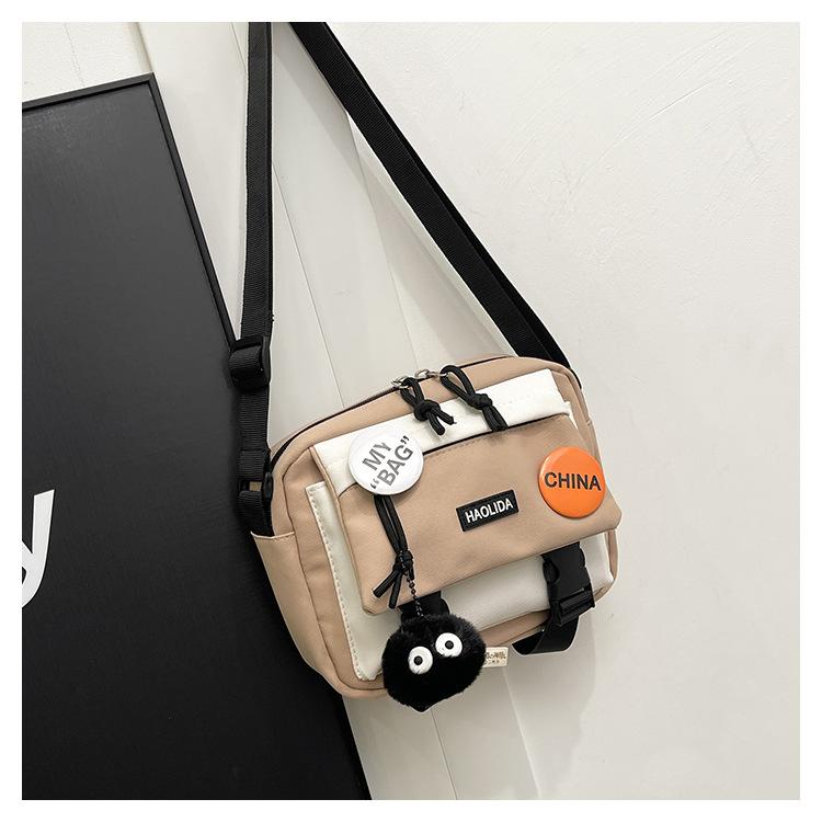 2025 Spring New Messenger Bag Small Bag Japanese Trendy Brand Casual Versatile Student Mobile Phone Bag Small Satchel Women