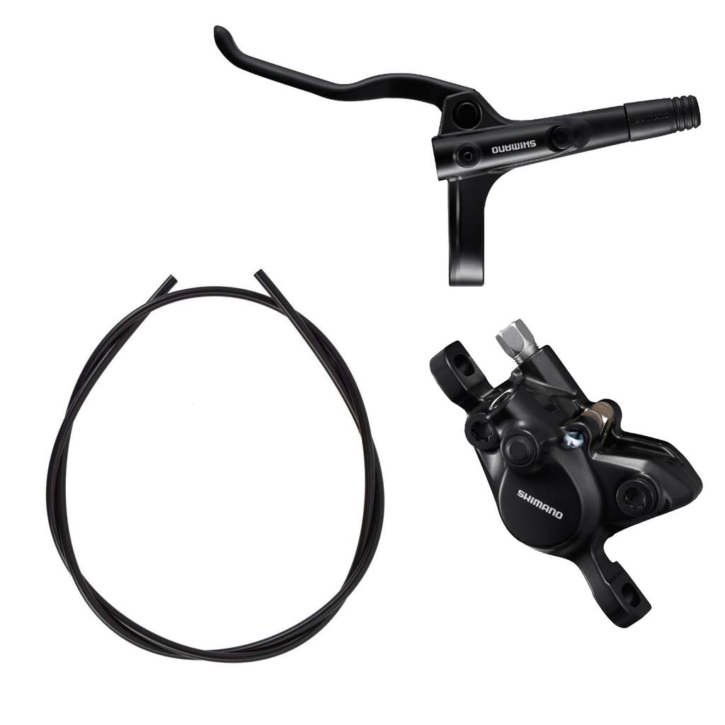 Shimano BR-MT200/BL-MT200 Hydraulic Disc Brake Set, Rear, Left Lever, Black