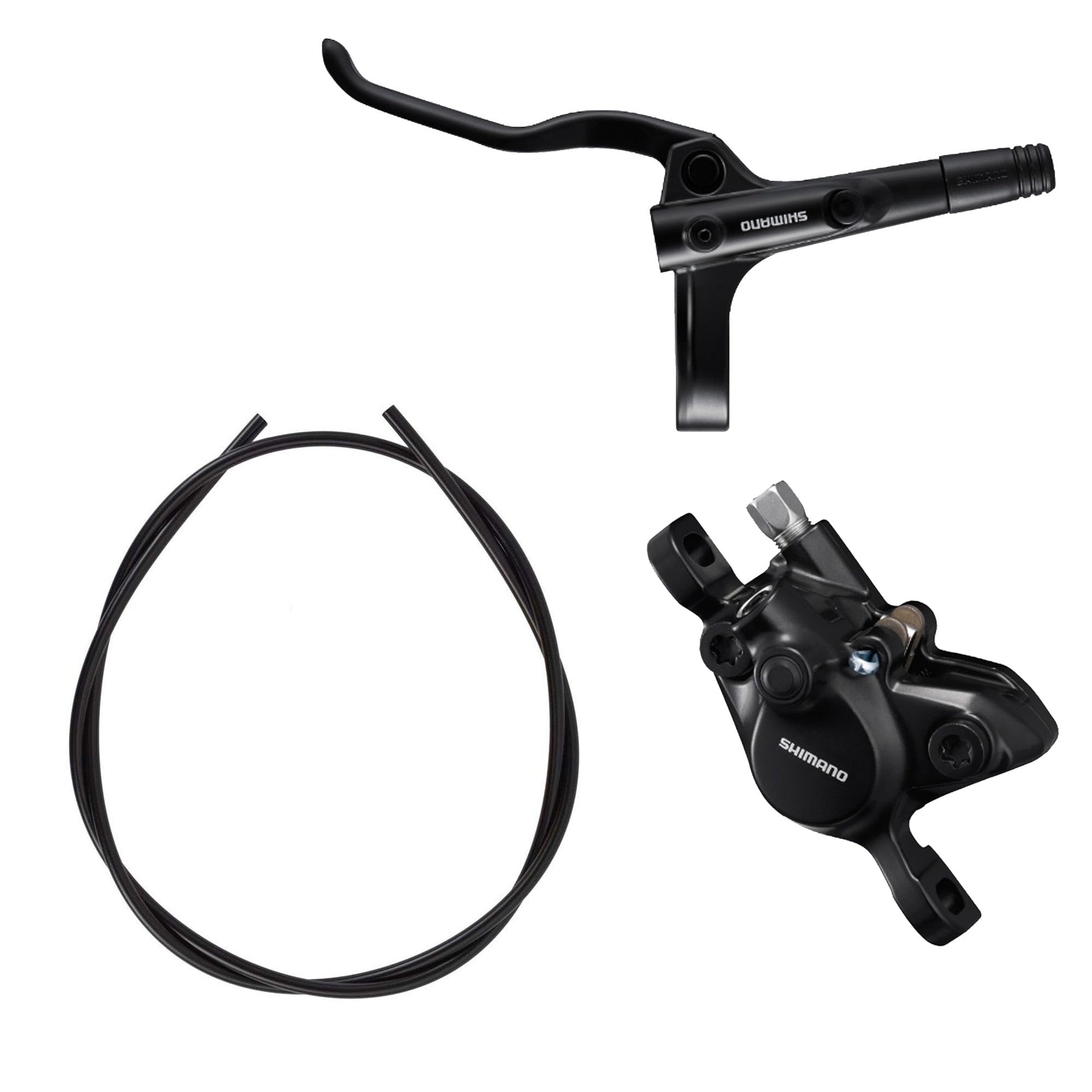 Shimano MTB bled Brake Lever Post Mount Rear Left Non-Series BR-MT200 / BL-MT200 / Caliper, Black,