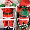 Hanging Decor Cartoon Window Decor Xmas Ornaments Santa Claus Party Ornament Climb Ladder Doll