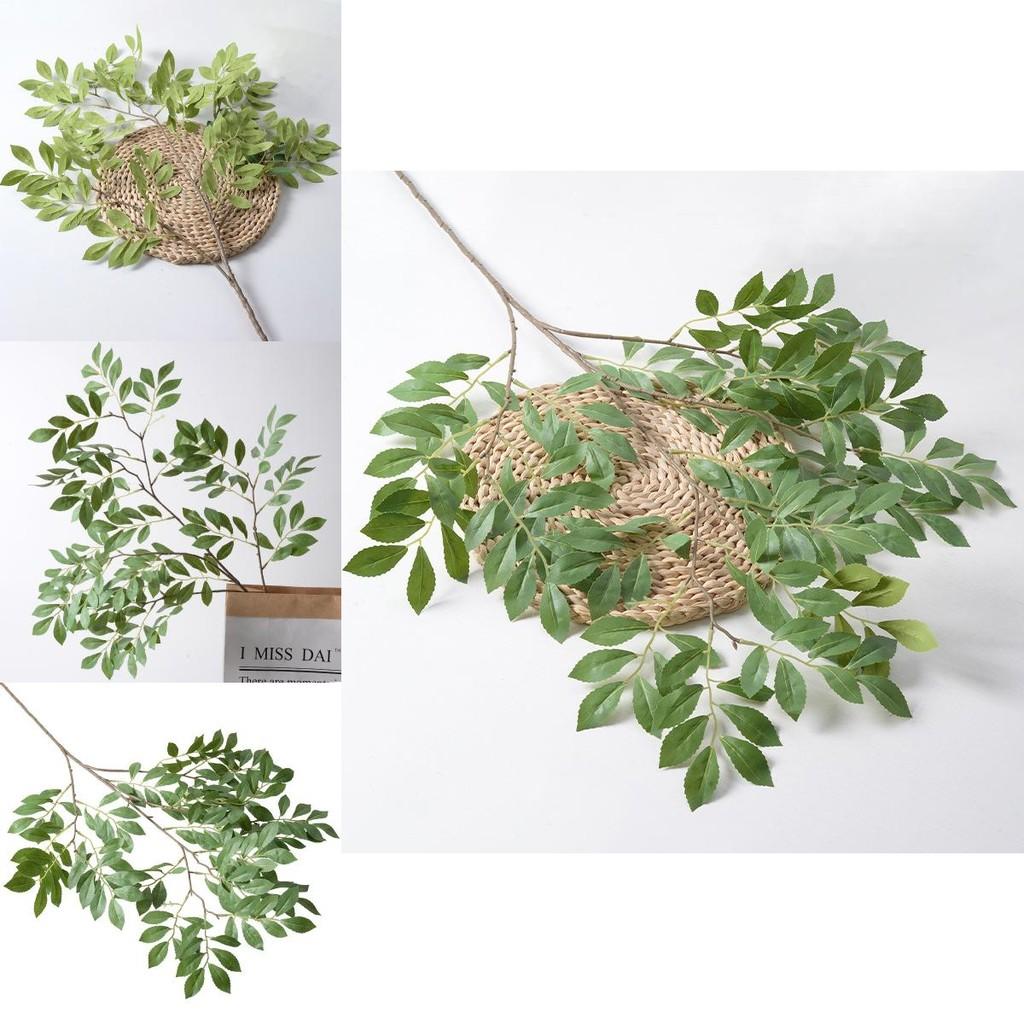 Fake Green Plant With Silk Leaves For Wedding Decor And Indoor Office Use