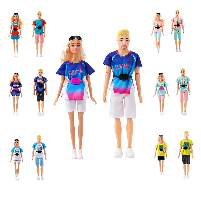 New 30cm Fashionable Ken Doll For Men And Girls Summer Sports And Casual Couple Cross-border Trade