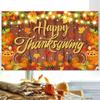 Party Happy Thanksgiving Background Cloth Decoration Banner Decoration Hanging