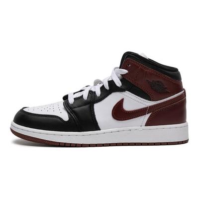 Buty sportowe Air 1 Mid SE GS Dark Pony dla dzieci Biało-czarne HF3193-102