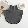 1Pc Neck Guard Clothing Decoration Turtleneck Elastic Detachable Removable Fake Collar Warm Cotton Fashion Striped