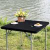 Square Stretch Spandex Table Cover Elastic Fitted Tablecloth for Dining Kitchen Home Party Decor