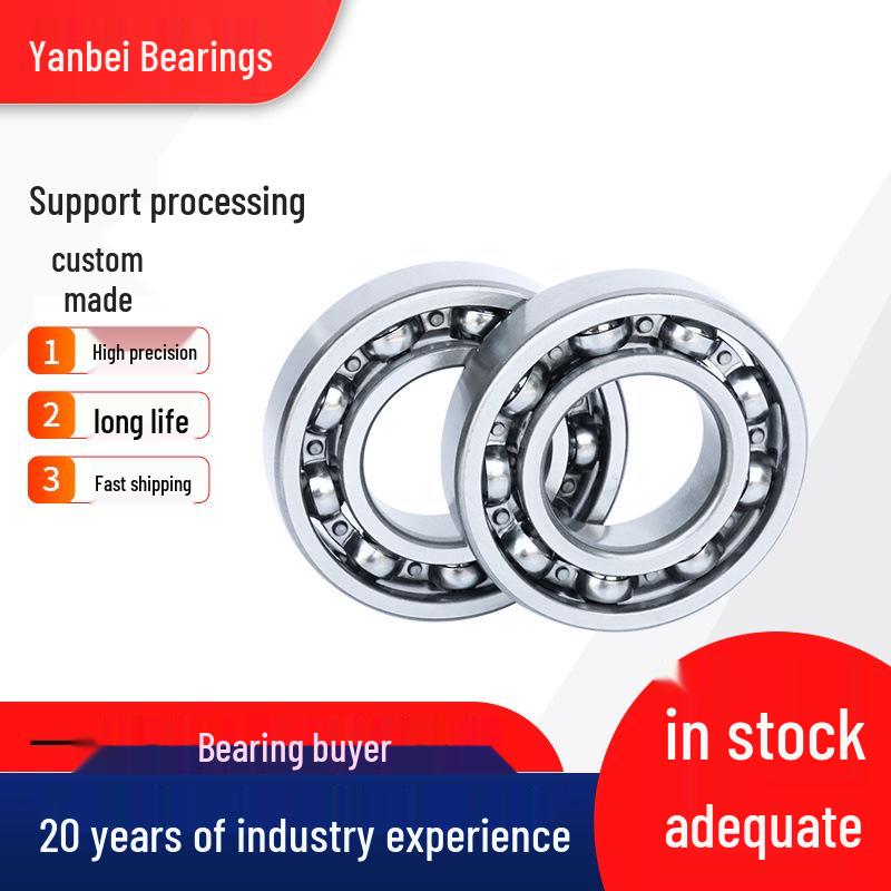 Deep Groove Ball Bearing 6300-6306ZZ Steel Motor Bearing