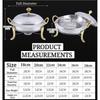 2.5L/3L Stainless Steel Buffet Serving Tray Set Food Tray Chafing Dish Soup Warmer Tray Set New