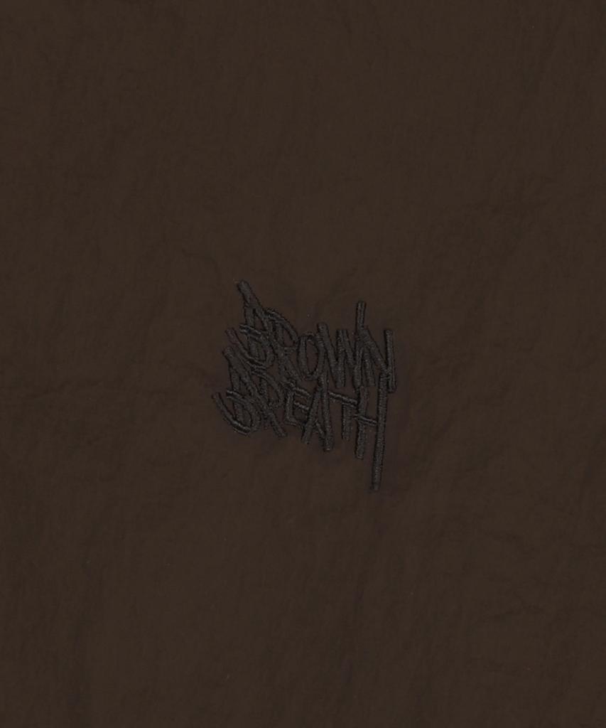 Brownbreath Tag Hoodie Windbreaker - Dark Brown