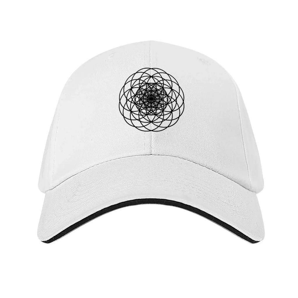 Quasicrystal Pattern Baseball Cap Fashionable Golf Cap Luxury Man Hat Rave Mens Tennis Womens