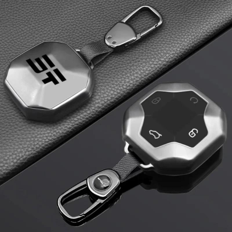 Car Key Cover Fit For Jetour Traveller T2    Modified Matte Black Car Key Protective Shell Car Accessories