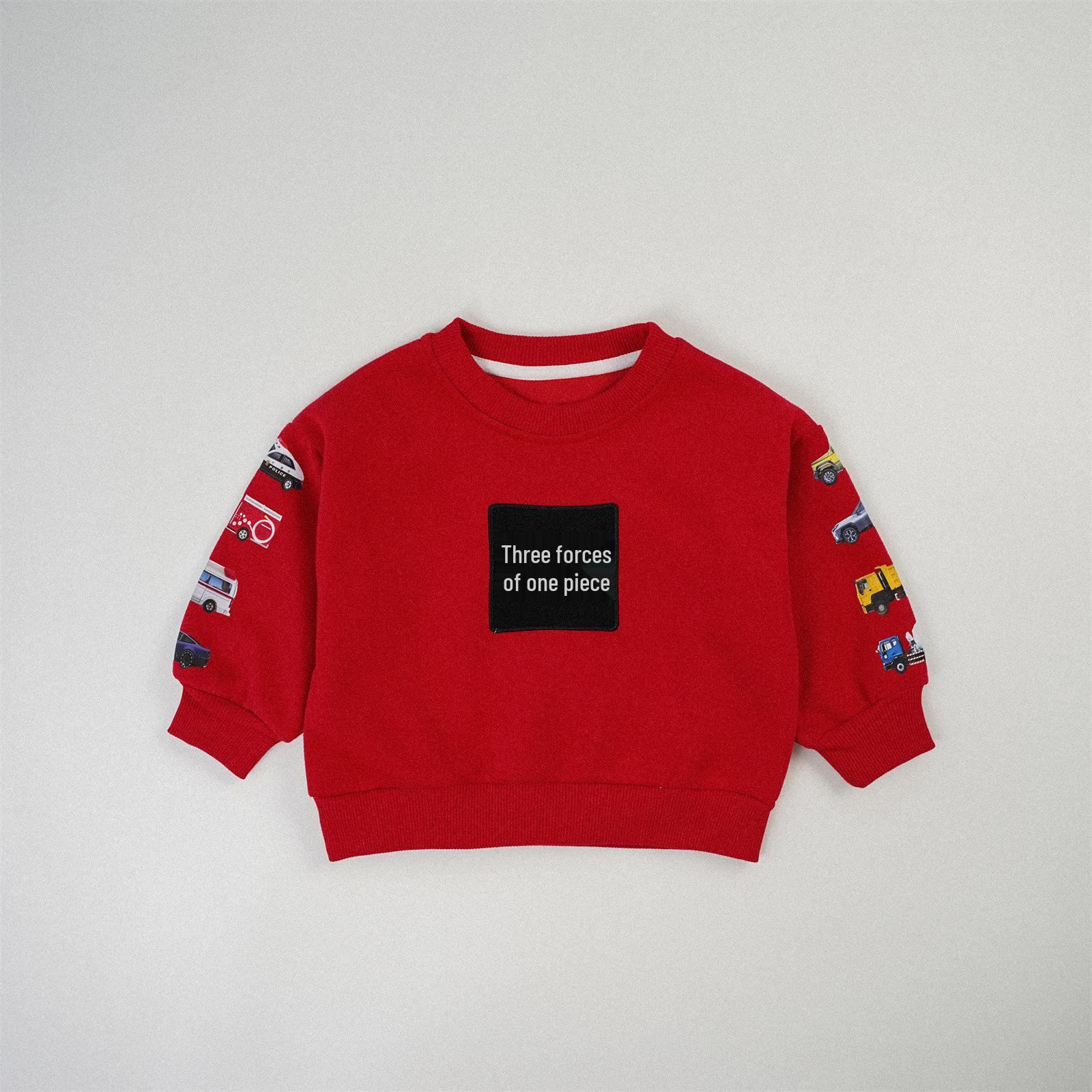 Children s Stylish Hoodie for Boys - Cool Autumn/Winter Long Sleeve Top 90 cm