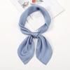 70cm Solid Color Simple Silk Scarf Women Imitation Silk Fashion Versatile Headwear Bag Accessories Clothing Square Scarf