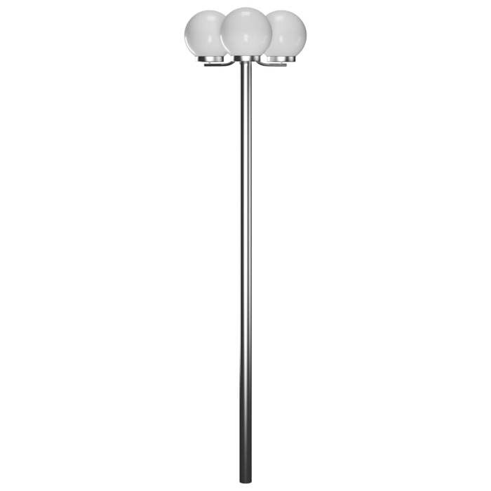 VidaXL Garden Floor Lamp 3 Lights 220 Cm Garden Lamp Outdoor Lighting 40389