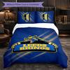Набор постельного белья из микрофибры с узором Leeds Rhinos, 3 предмета, Декор, Комплект с пододеяльником для спальни, Домашнее использование
