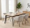 OTILO upholstered bar stool, gray fabric, 65