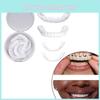 Teeth Lower Upper Dental Veneers Denture Tooth Cover Simulati Set