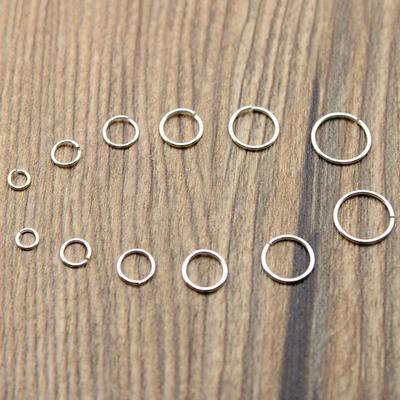 925 svarų sterlingų sidabro jungiamieji žiedeliai, skelti žiedeliai papuošalų gamybos detalėms, auskarų, apyrankių jungikliai, papuošalų gamybos aksesuarai