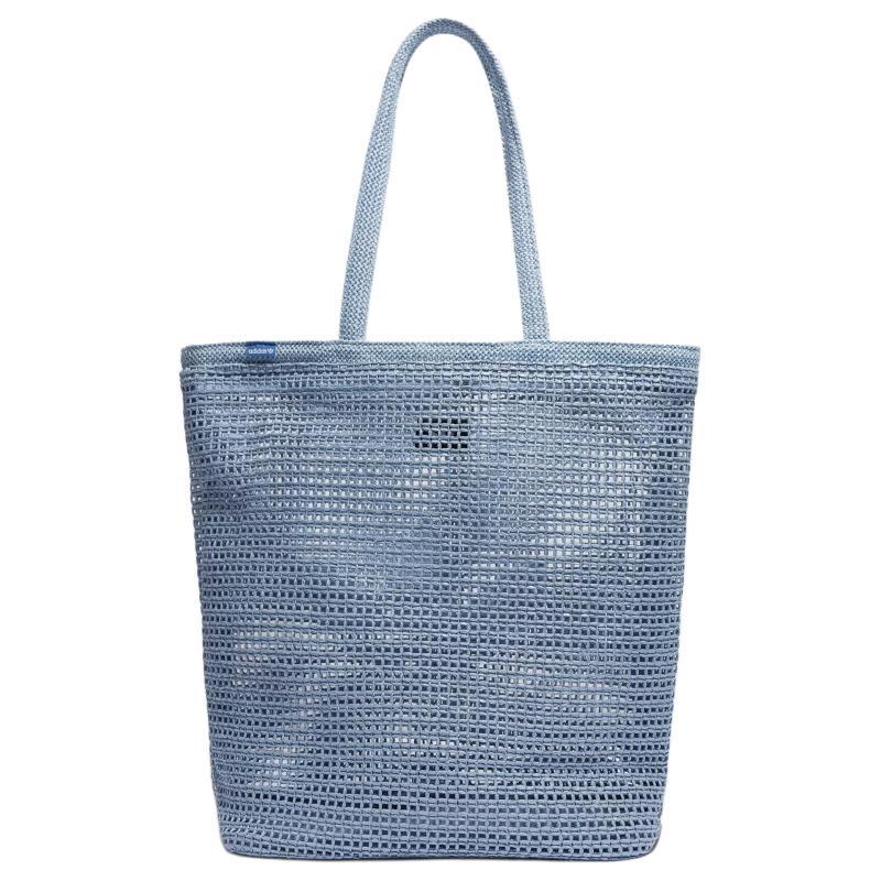 adidas Originals Recycled Polyester Tote Bag, Shopping Bag, Shoulder Bag Women's Blue Adidas KW2006