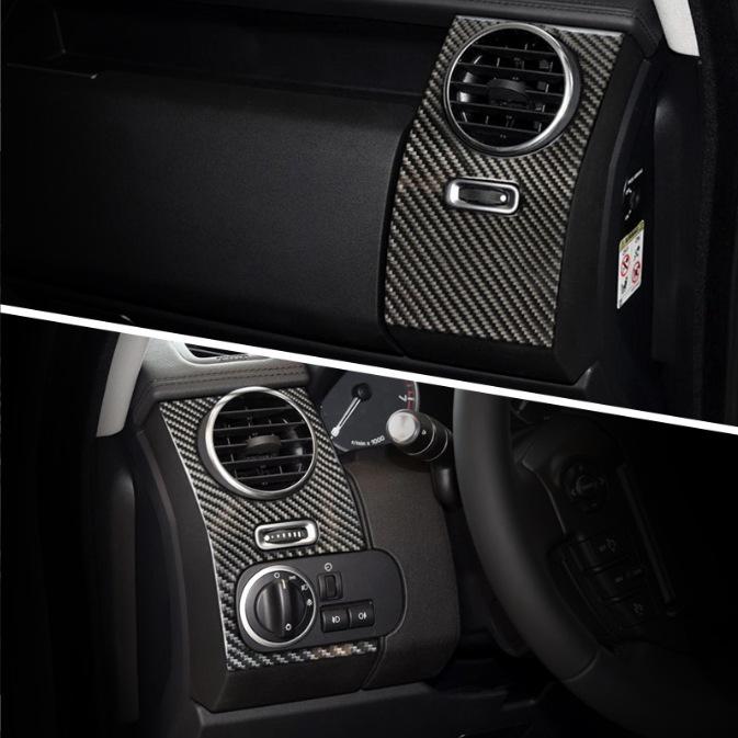 Land Rover Discovery 4 Carbon Fiber Dashboard Trim Air Outlet Panel Sticker