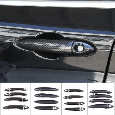 For Alfa Romeo Giulia 952 Stelvio 949 2017- Auto Accessories ABS Carbon Fiber Car Exterior Door Handle Grab Cover Trim