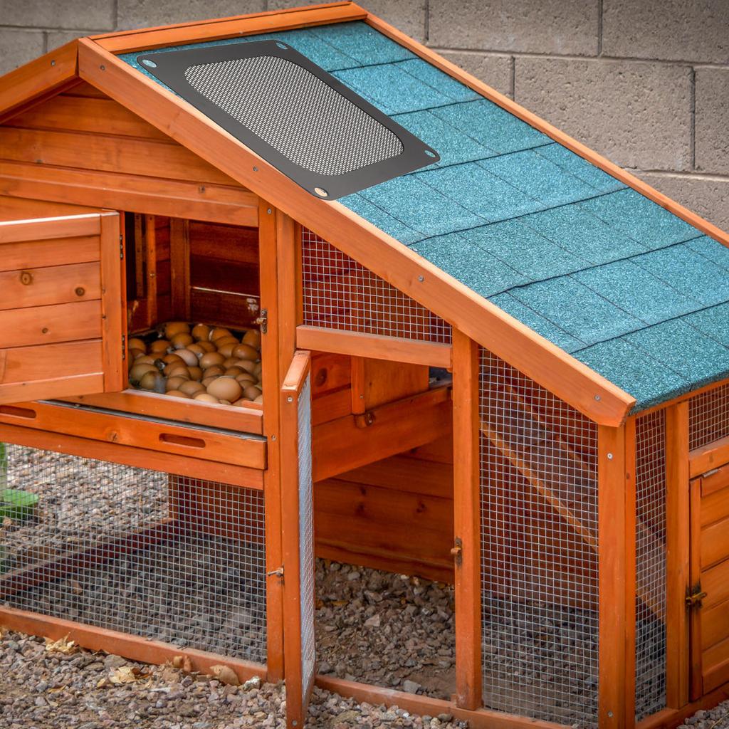 4PCS PVC Computer Fan Filter Grills Magnetic Frame PC Fan Dust Mesh PC Cooler Filter 3.66x3.66in