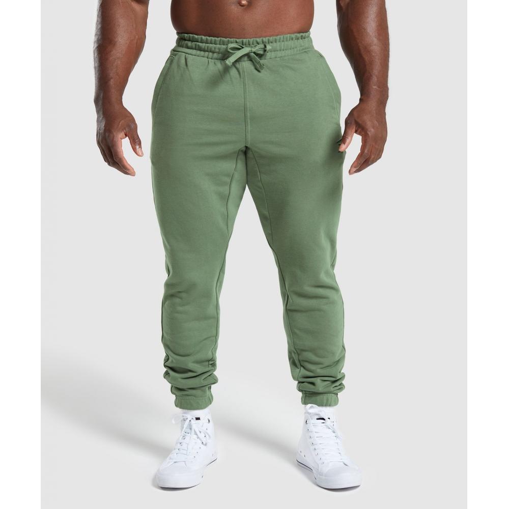 

GYMSHARK Essential Oversized-джоггеры темно-зеленого цвета A2A7T ECJR XS