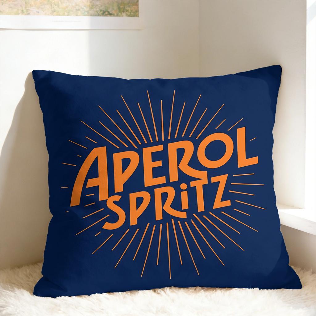 Federa Aperols Spritz Federa Comoda per Divano Camera da Letto Decorazione Casa Federe Moderne