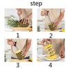 1Pc Stainless Steel Easy To Use Pineapple Peeler Accessories Pineapple Slicers Fruit Knife Cutter Corer Slicer Kitchen Tools