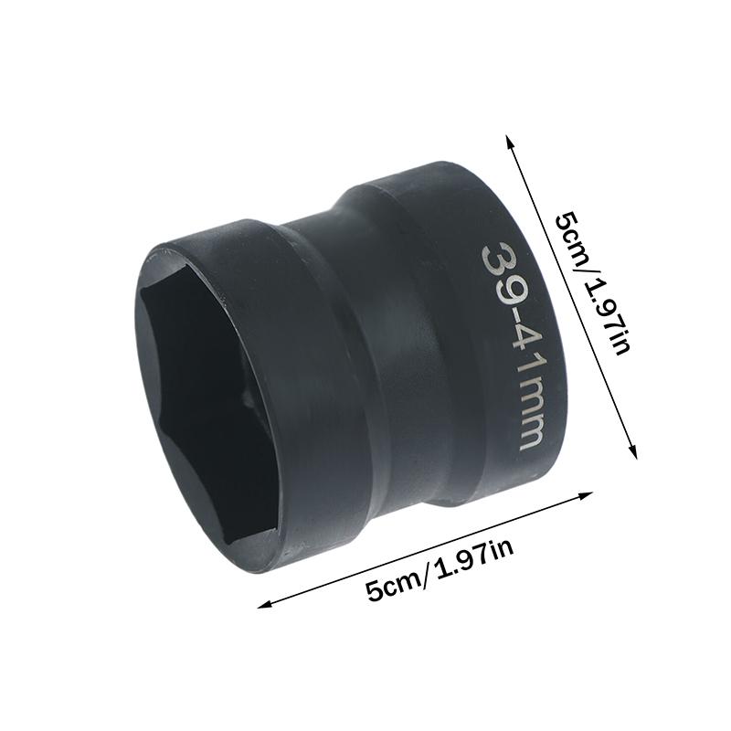 

1Pc Repair Removal Tool Nut Sleeve 39mm-41mm Carbon Steel Pulley Nut Motorcycle Part Clutch Disassembly Sleeve чёрный