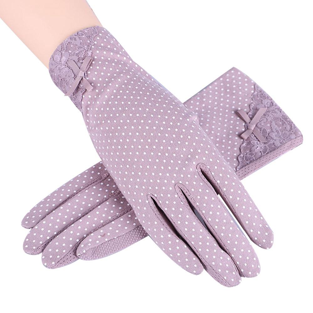 Touch Screen Summer Sunscreen Gloves UV Protection Anti-UV Mittens Cycling Driving Gloves Running