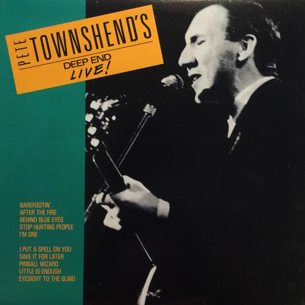 

LP Record PETE TOWNSHEND S DEEP END 5 Live 7905531 ATCO Records 1986 Canada Rock Used