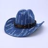 Hot Selling Fashion Top Hat Bull Head Accessories Western Cowboy Hat High Quality Knight Hat