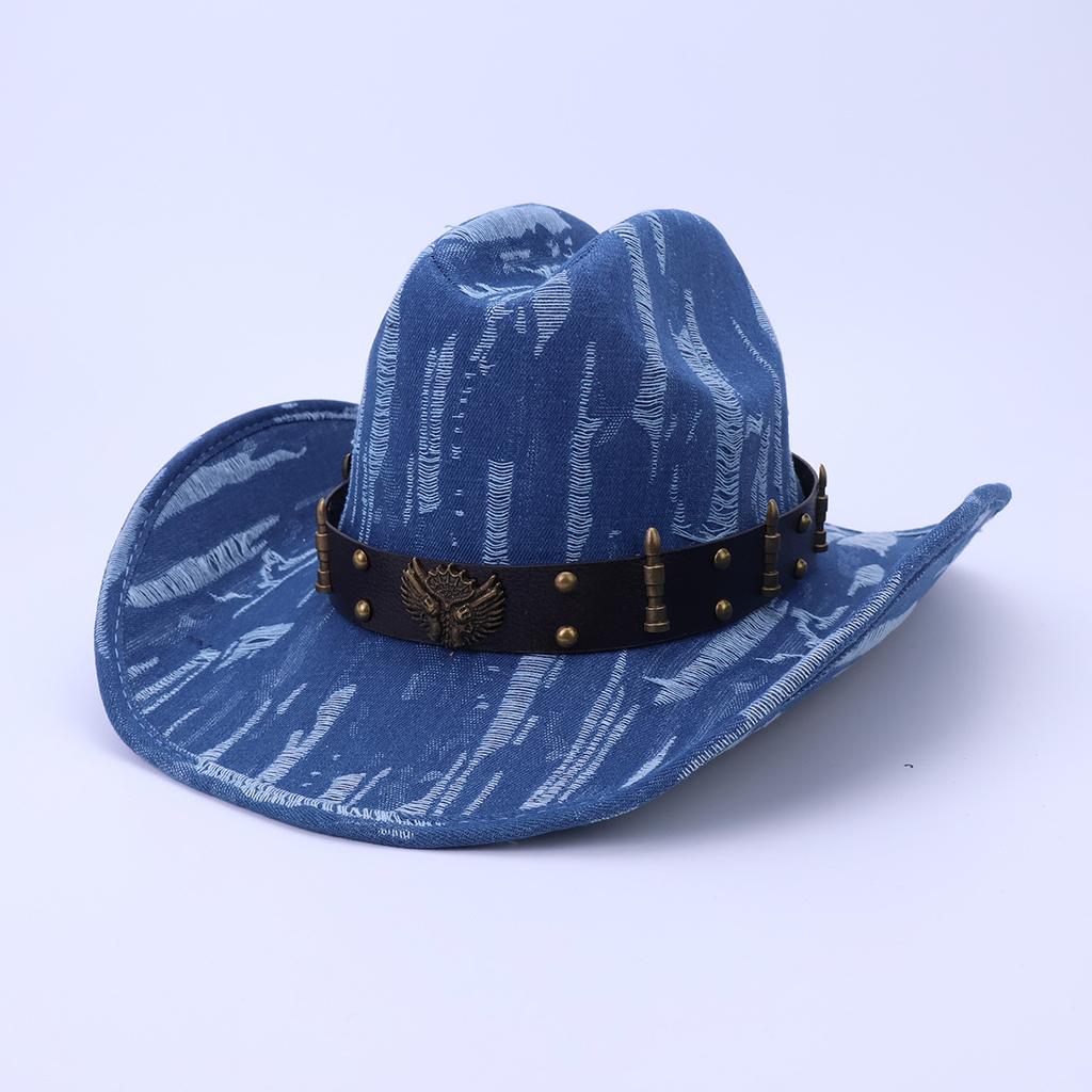 Hot Selling Fashion Top Hat Bull Head Accessories Western Cowboy Hat High Quality Knight Hat