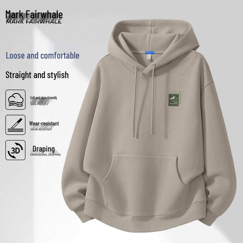 Mark Fairwhale Men's American Style Printed Hoodie