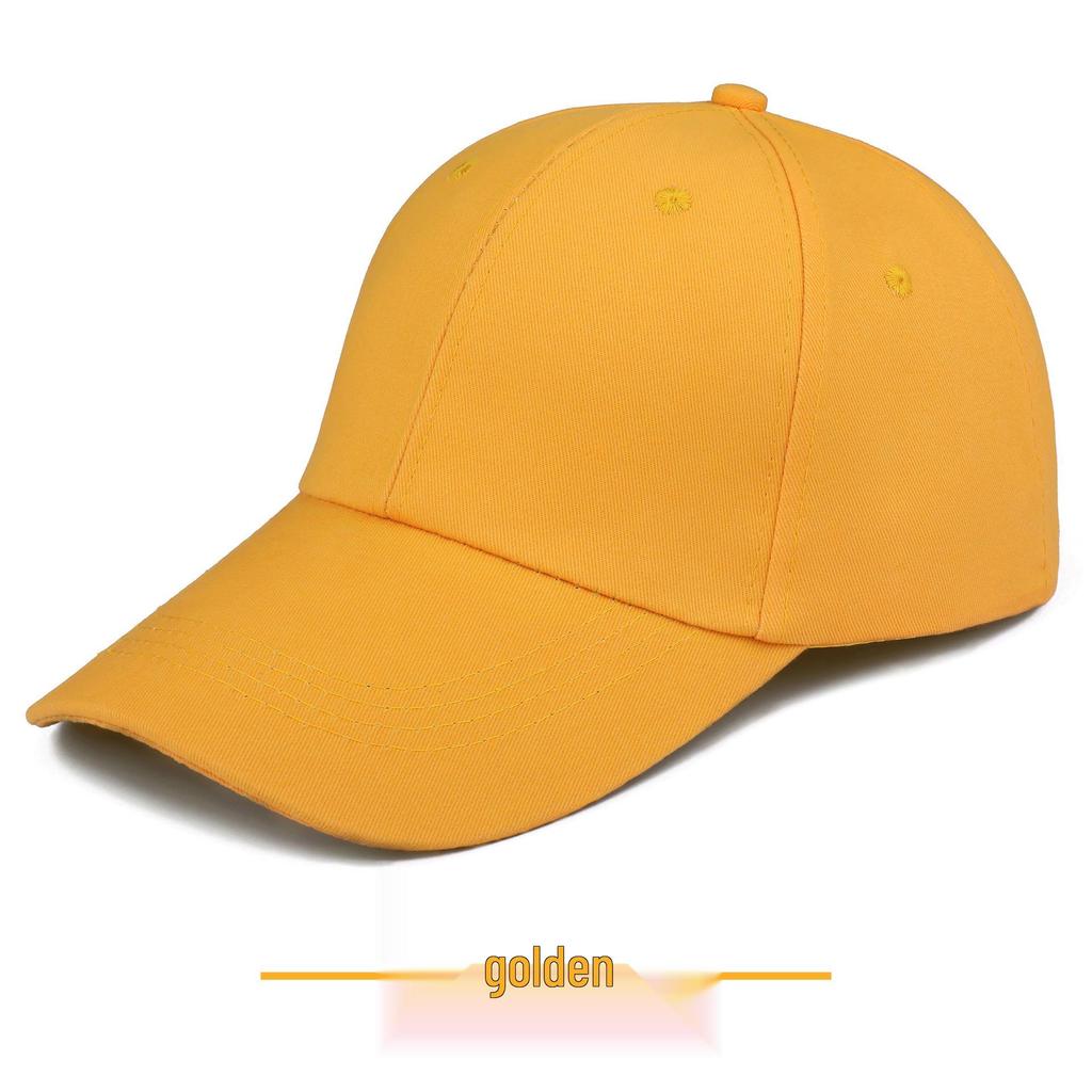 Customized Cotton Baseball Cap with Printed Logo for Men and Women - Duckbill Sun Hat for Work or Leisure.